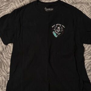 Spencer's Black Skeleton Graphic Tee